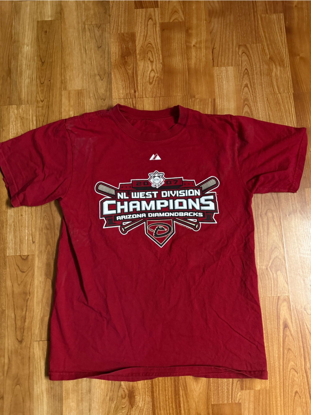 Arizona Diamondbacks Red NL West Division Champions Short Sleeve Tee